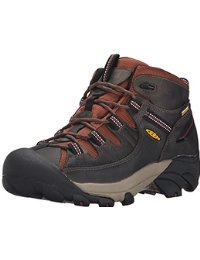 pair of backpacking boots