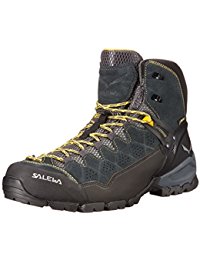 pair of backpacking boots