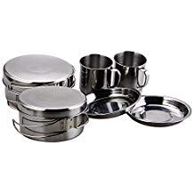 mess kit tableware set for backpacking