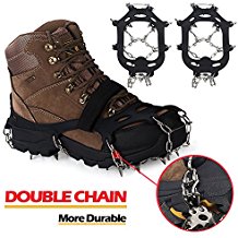 pair of crampons for hiking